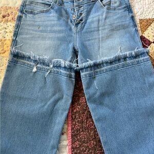 KanCan Distressed Blue Boot Cut Jeans